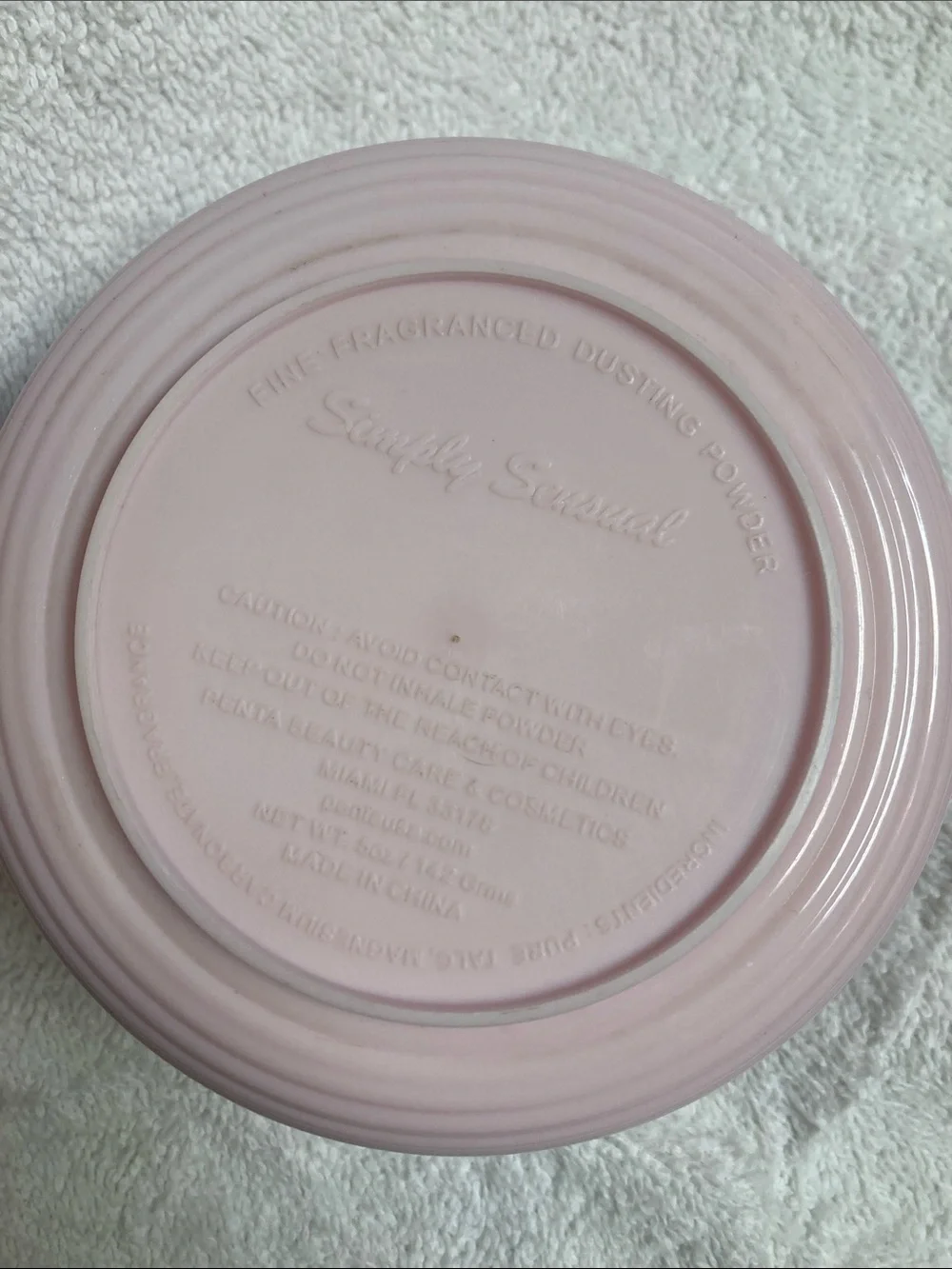 Simply sensual Perfumed Dusting Powder - Soft purple